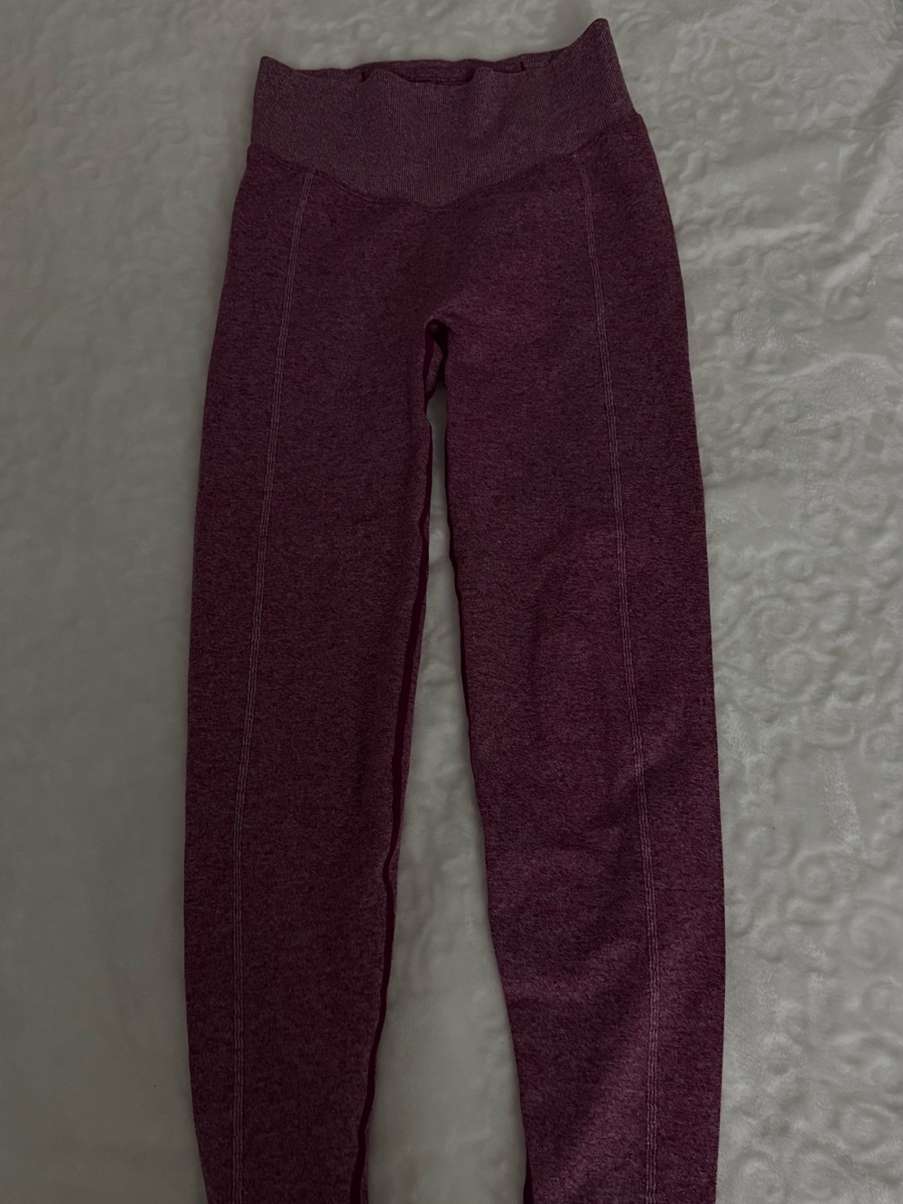 PINK Victoria's Secret Deep Plum High-Waist Leggings